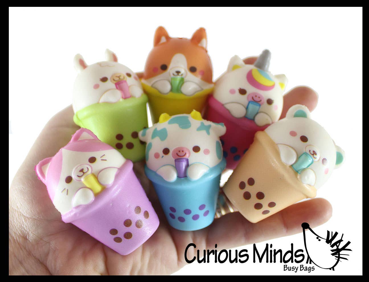 Curious Minds Toys - Wholesale Squishy Toy - Kids & Baby - 1 Mini Animal Drinking Bubble Drink Cute Micro Slow Rise4