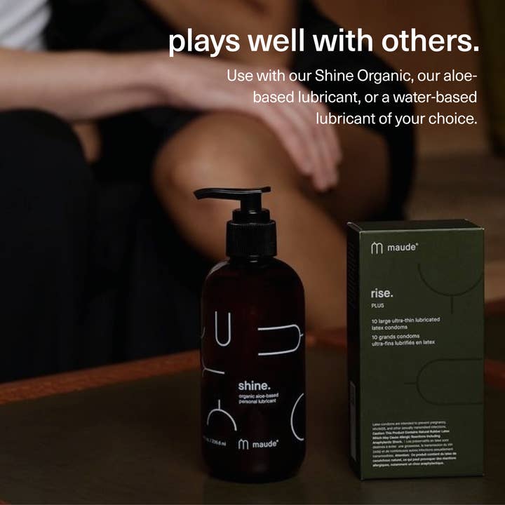 maude - Wholesale Contraceptive/Condom - Ultra-thin condoms, 10 large - Rise PLUS, stocking stuffers.5