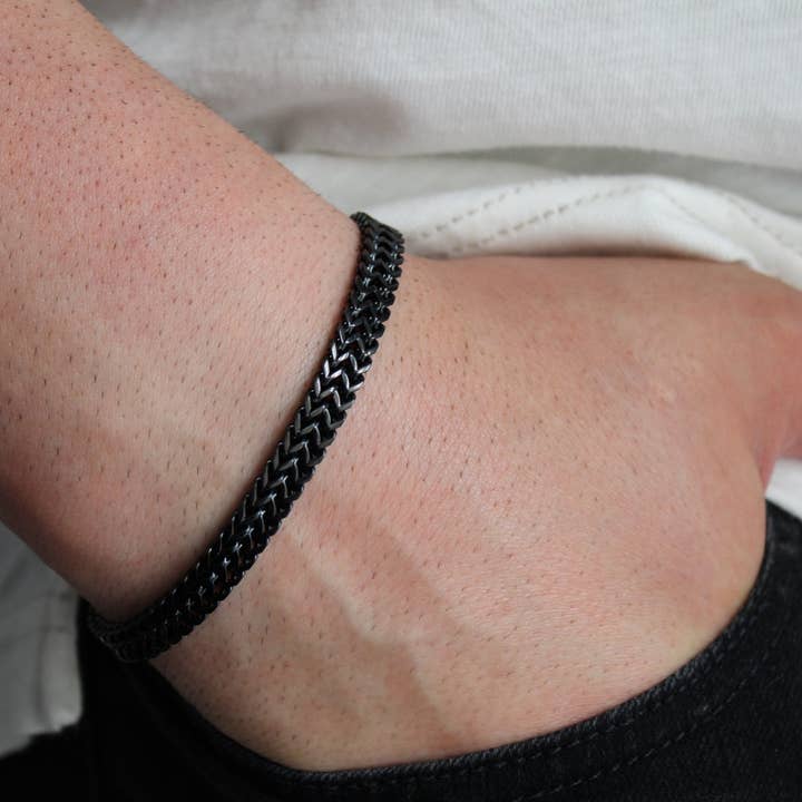 AnimiraJewels - Black Men's Bracelet for wholesale by Animira Jewels