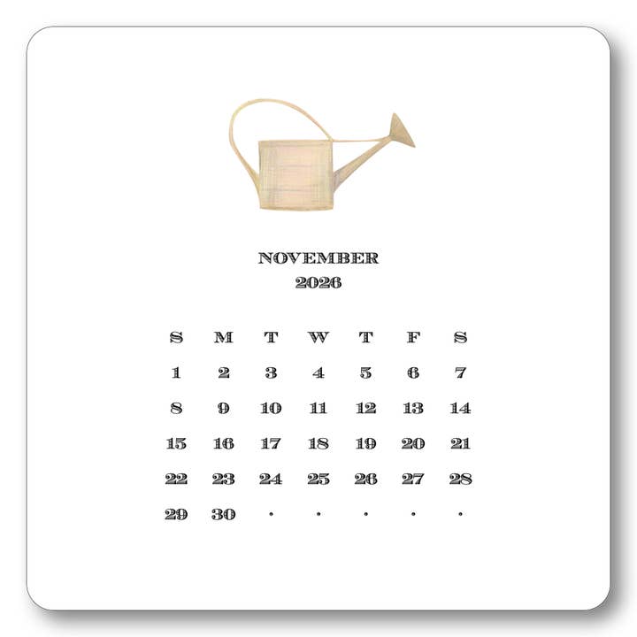 Maison de Papier - Wholesale Calendar - 2026 Gardener's Calendar with Easel