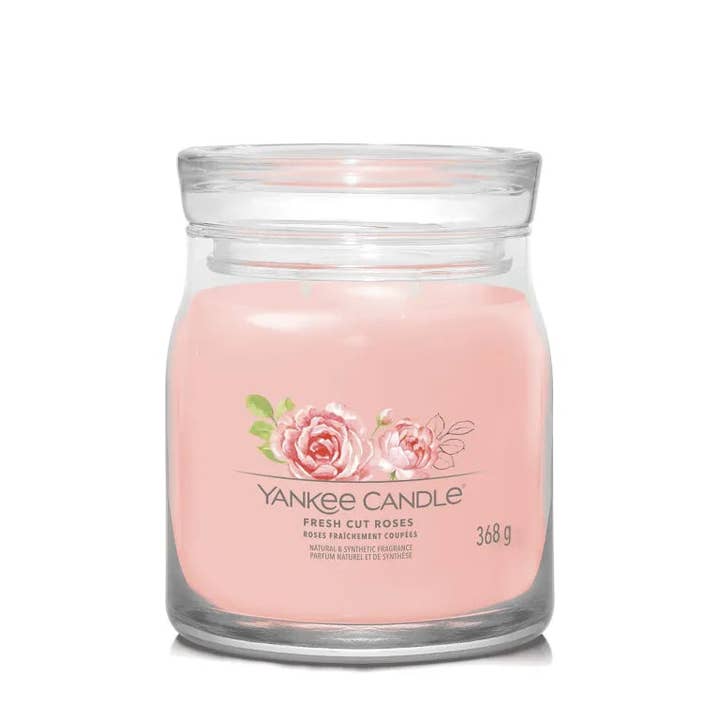 Yankee Candle Roses Fraîchement Coupées Signature - Pot Moyen pour la vente par Seifen-Shop