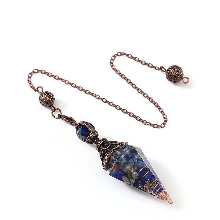 Gemcohub - Wholesale Spiritual Stone/Crystal - Hexagonal Pyramid Crystal Stone Pendulum5