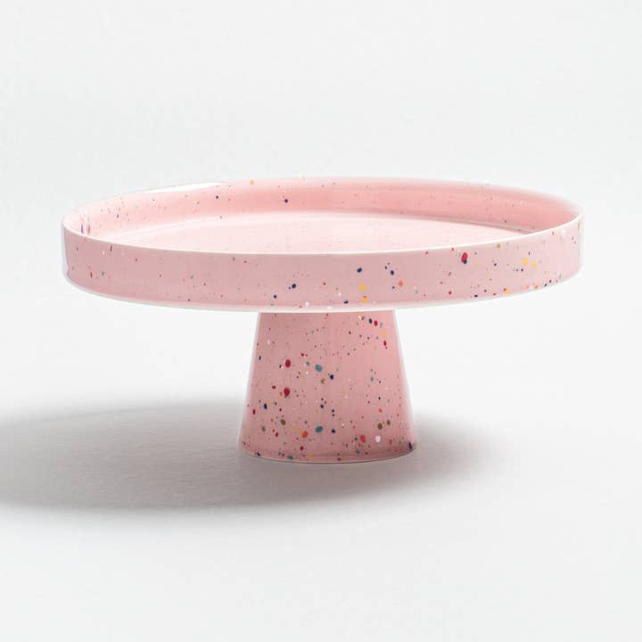 New Party Cake Stand 28cm Pink for wholesale by Egg Back Home