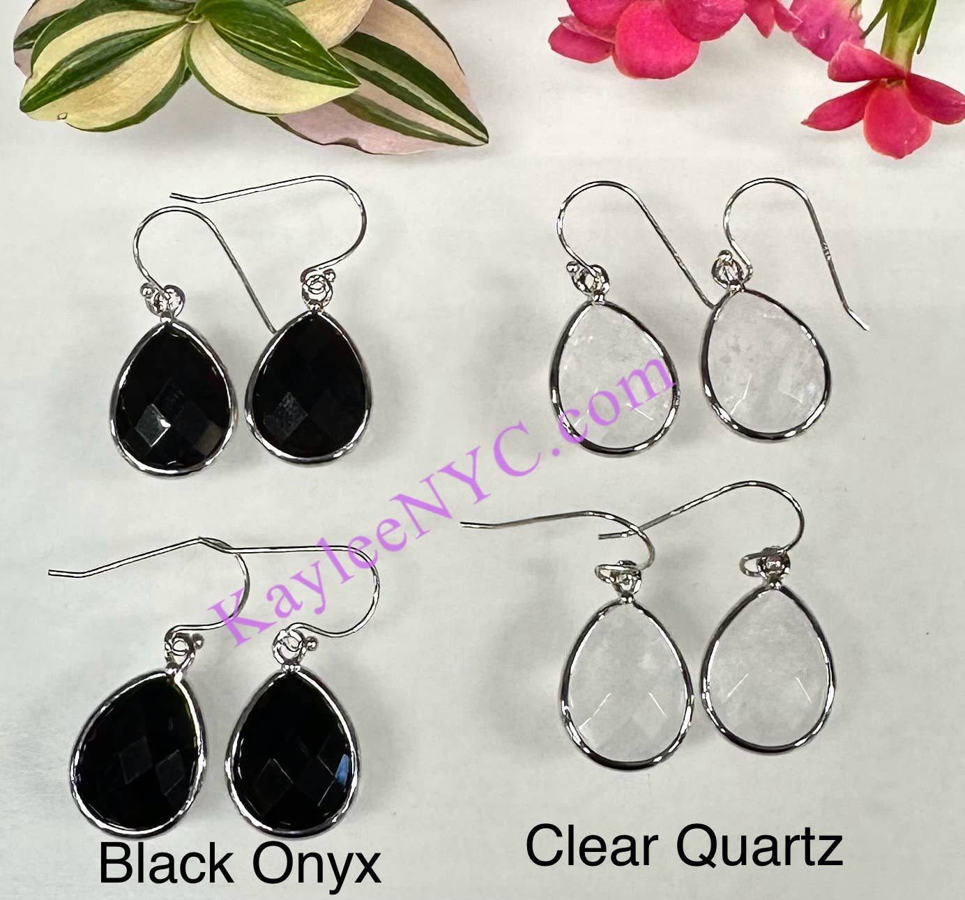 KayleeNYC - Wholesale Dangle Earrings - Crystal Sterling Silver Dangling Earring6