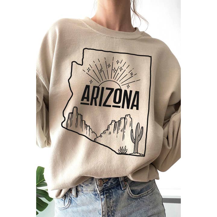 BLUME & CO. - Wholesale Graphic Sweatshirt - Women's - ARIZONA DESERT Graphic Sweatshirt2
