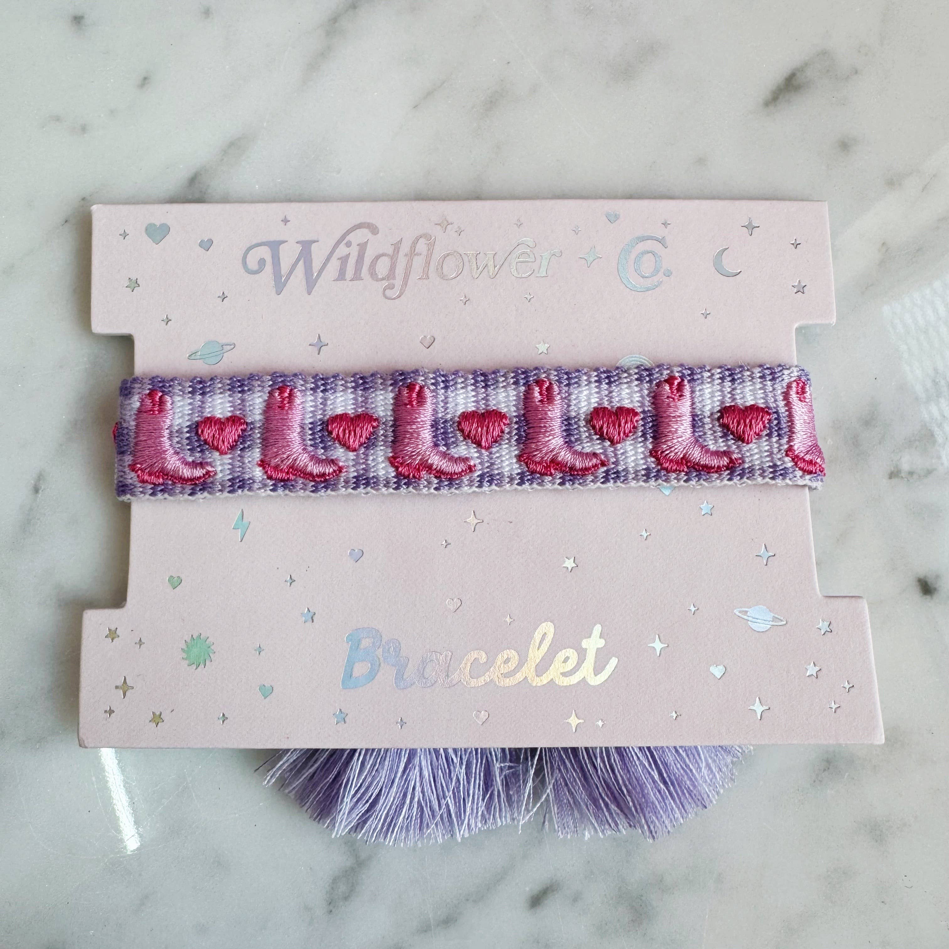 Wildflower + Co. – wholesale Vävt/flätat armband – Broderade vänskapsarmband i färgglada mönster7