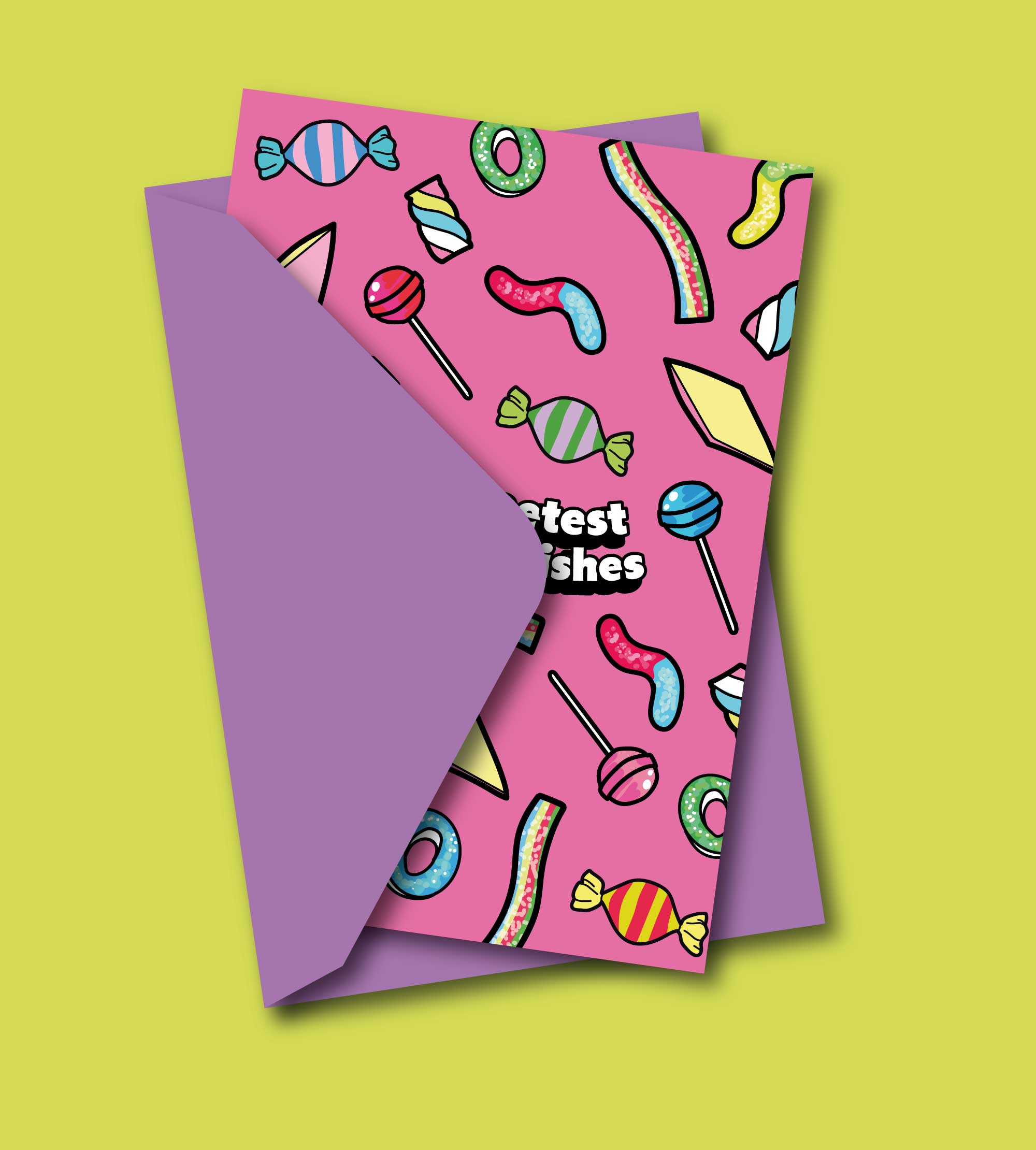 Studio Soph (We Pay Your Import Fees - We Ship DDP) - Wholesale Birthday Card - The Sweetest Birthday Candy Greeting Card2