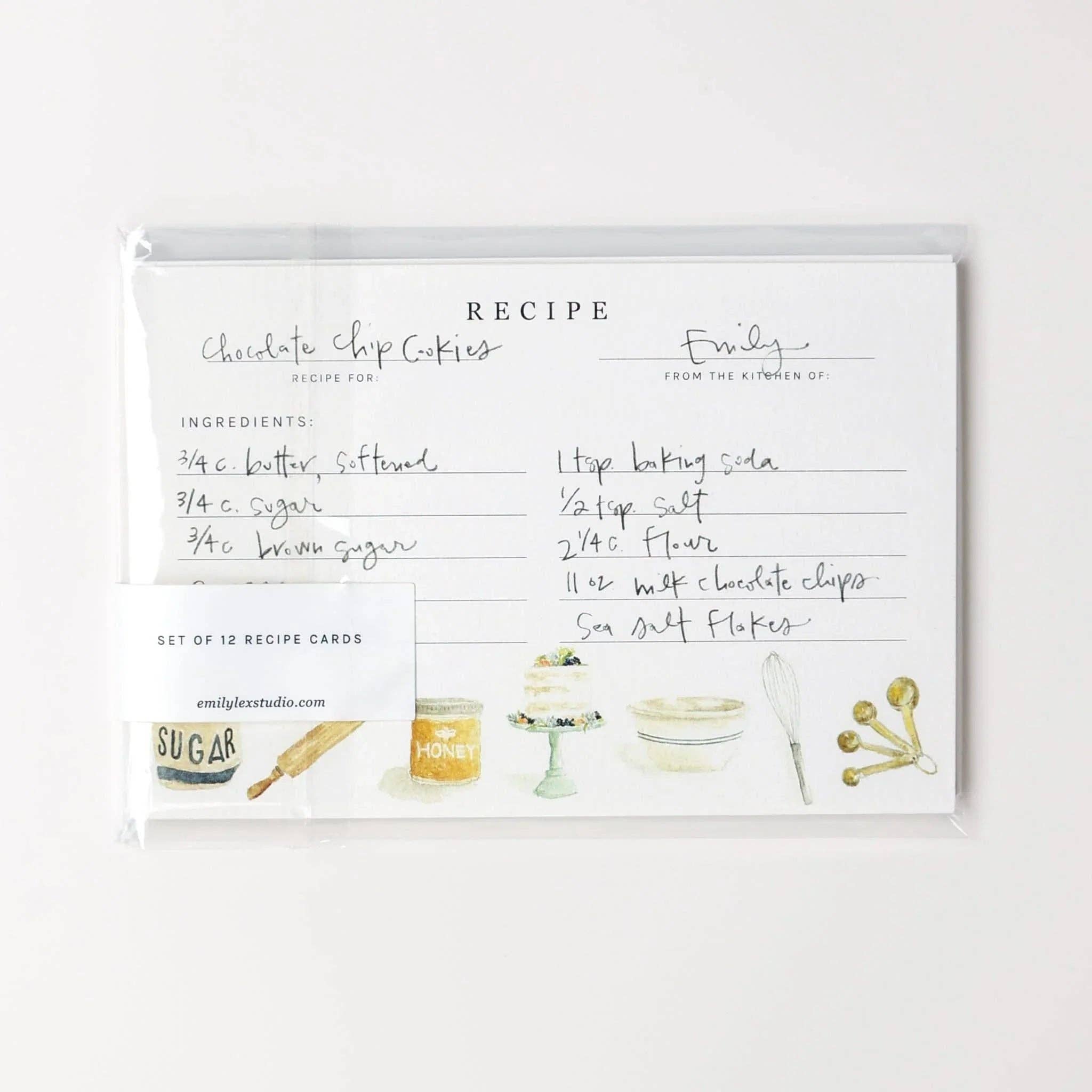 emily lex studio - Wholesale Recipe Card - baking recipe cards5