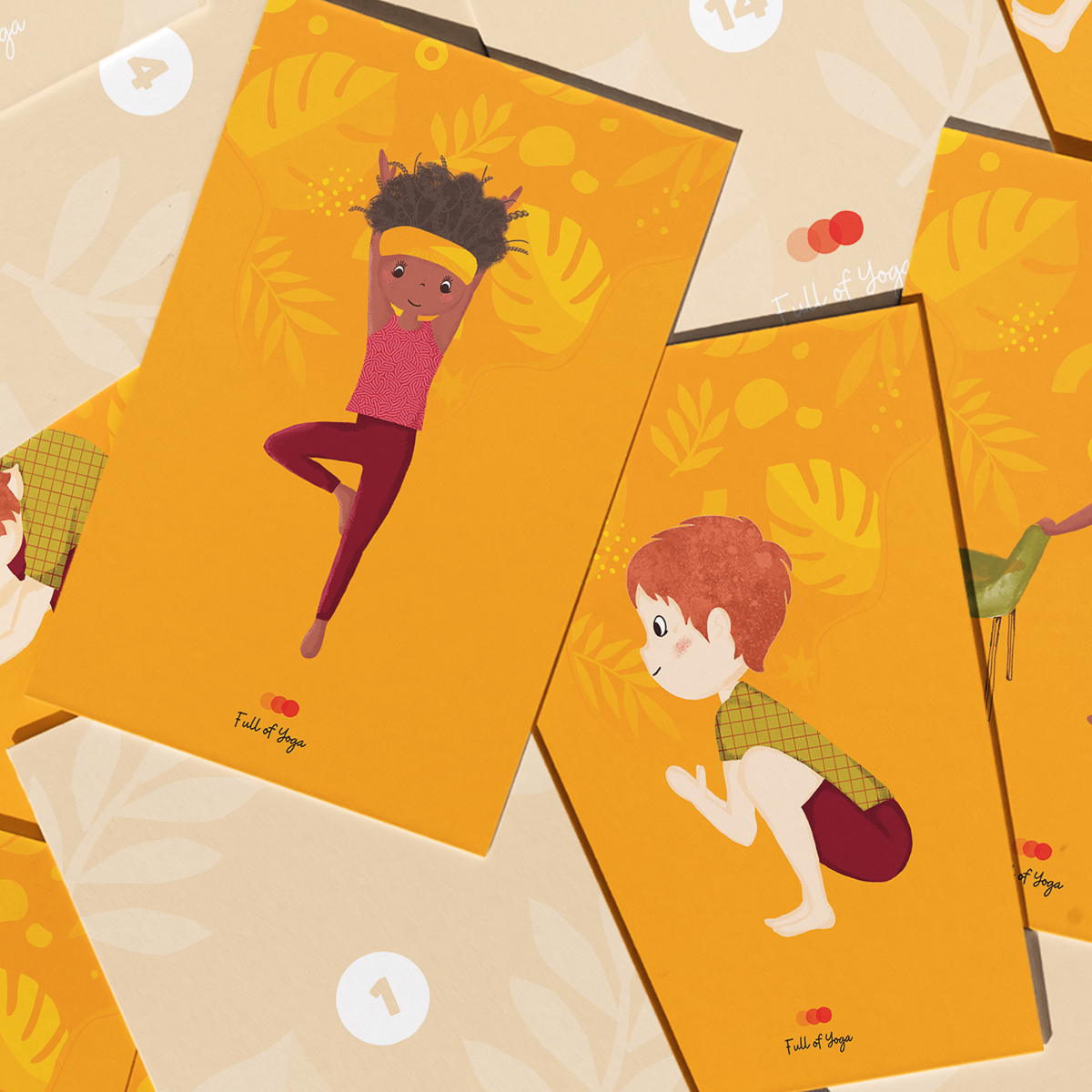 Full of Yoga - Wholesale Learning Cards - Kids & Baby - Yoga op en naast je stoel – kaartenset voor thuis, klas & kantoor1