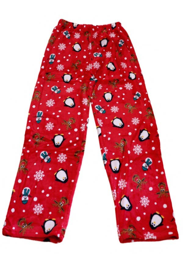 Cap Zone - Wholesale Sleepwear Bottom - Women's - Fuzzy Plush Lounge Pajama Pants11