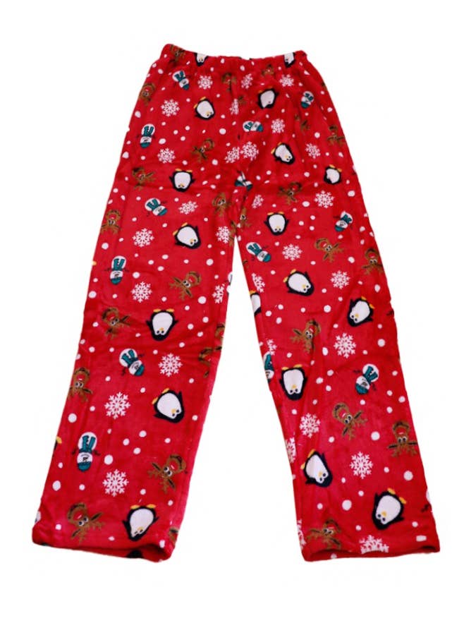 Cap Zone - Wholesale Sleepwear Bottom - Women's - Fuzzy Plush Lounge Pajama Pants11