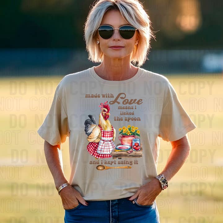 Made With Love DTF Transfer for wholesale by K and M Designs