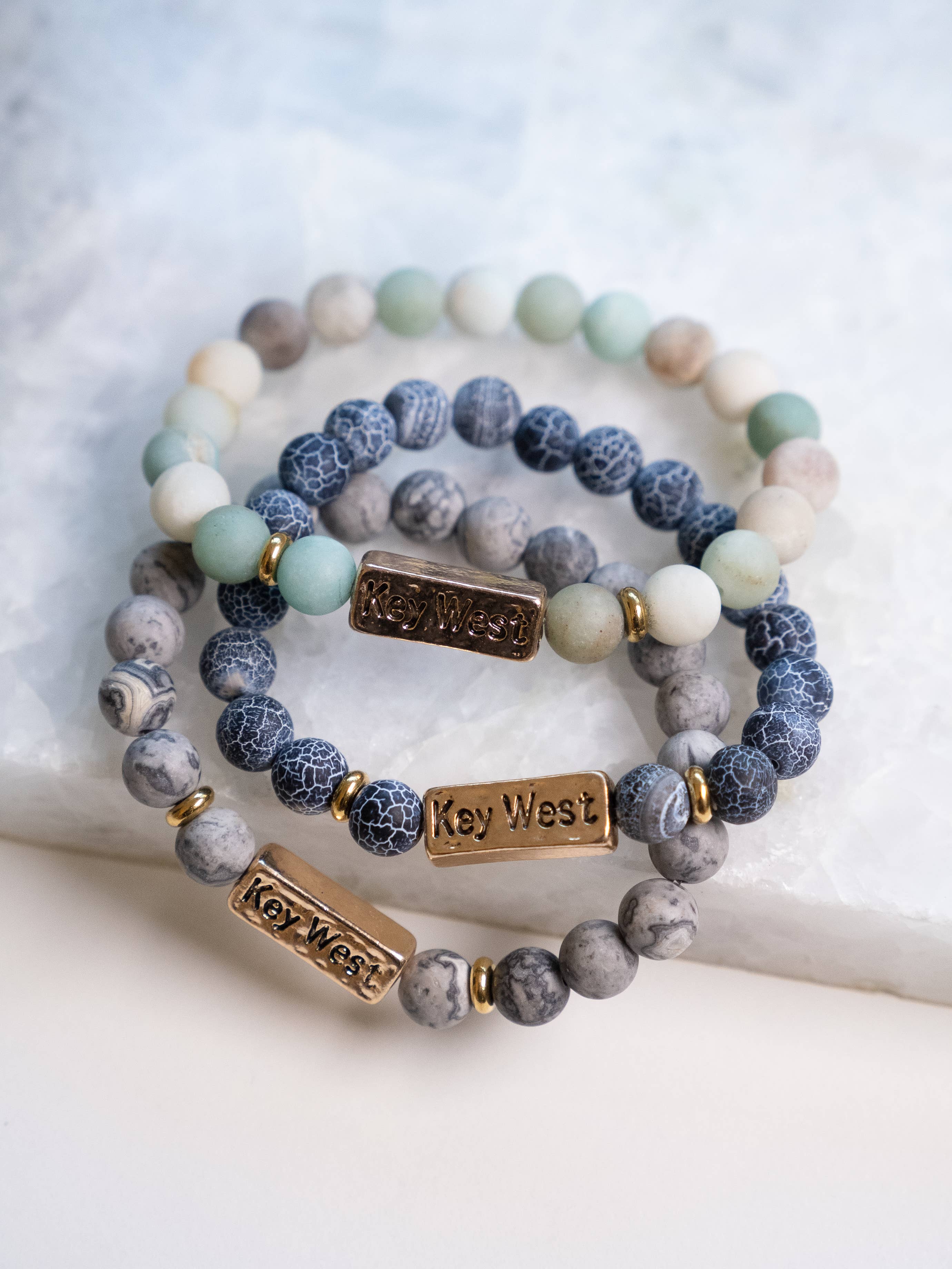 Haven - Wholesale Beaded Bracelet - Customizable Earth Stone Bead Bracelet6
