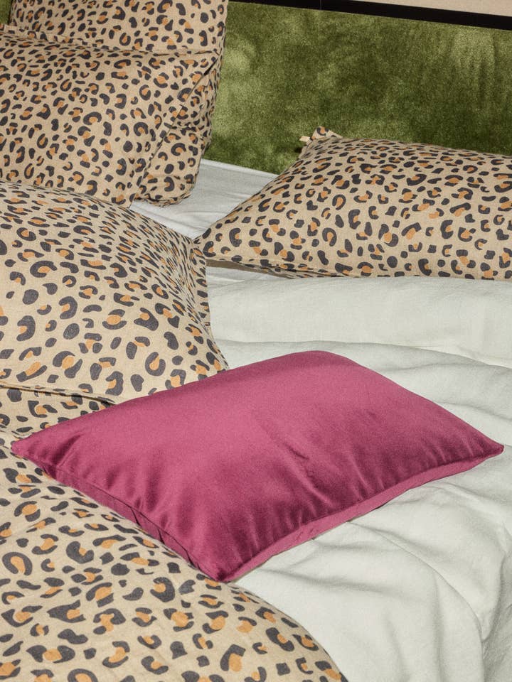 Argentinian Garnet Cushion with Filling for wholesale by Gabrielle Paris