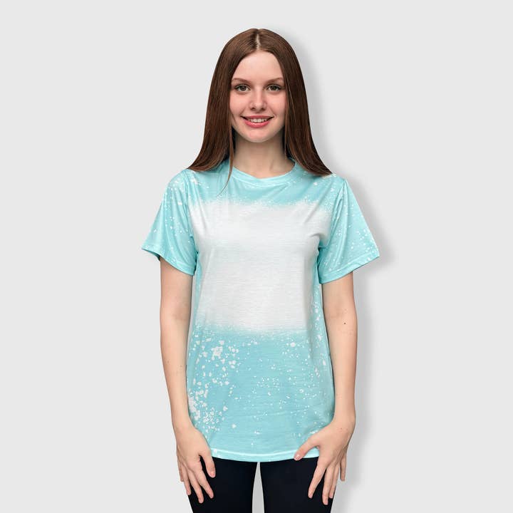 ILTEX Apparel - Wholesale T-Shirt - Women's - FAUX Bleached Tees - Adult17