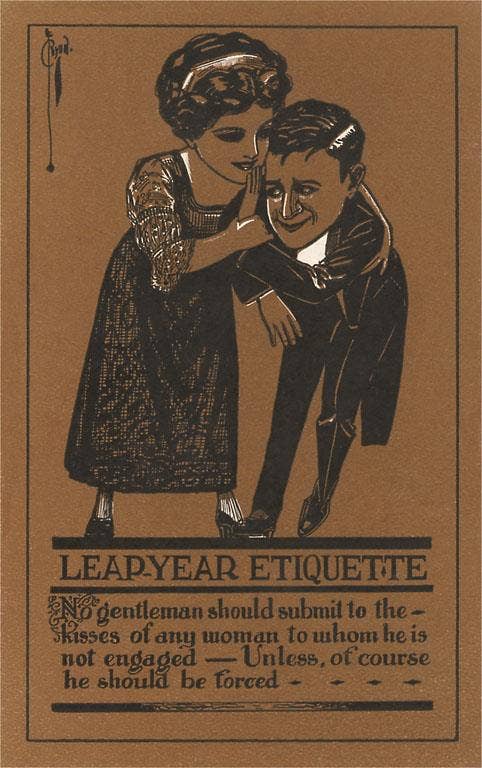 Found Image Press - Vente Aimants - Magnet LS-180 Étiquette de l'année bissextile0