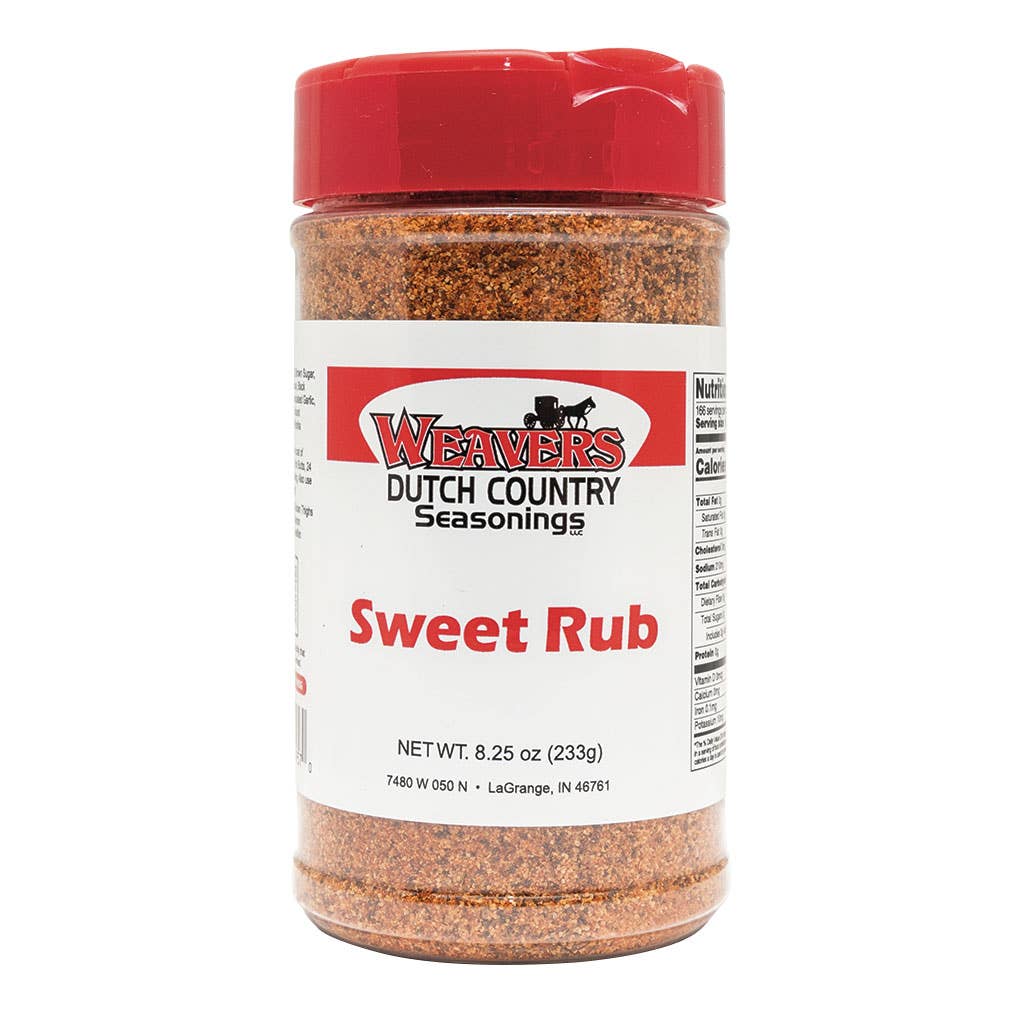 Weavers Dutch Country Seasonings - Wholesale Rub - 8.25 oz Sweet Rub0