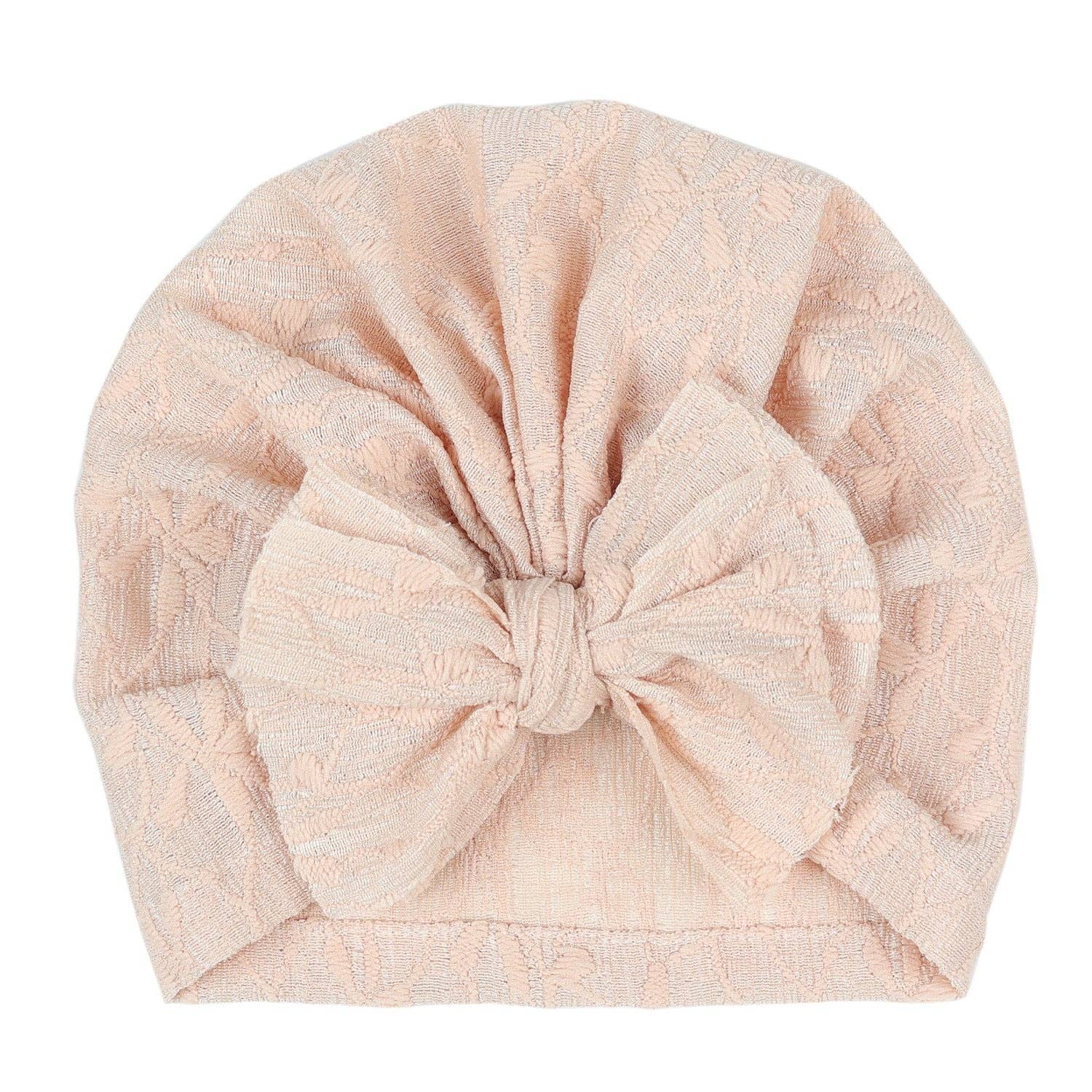 Little Chic Boutique - Venta al por mayor Gorro - Bebés - Accesorios para bebés al por mayor: Sombreros transpirables de encaje de color sólido con lazo para infantes V38240611000515