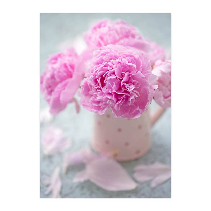 Carte postale "Humeur rose" pour la vente par paruspaper. nutzfeine papeterie