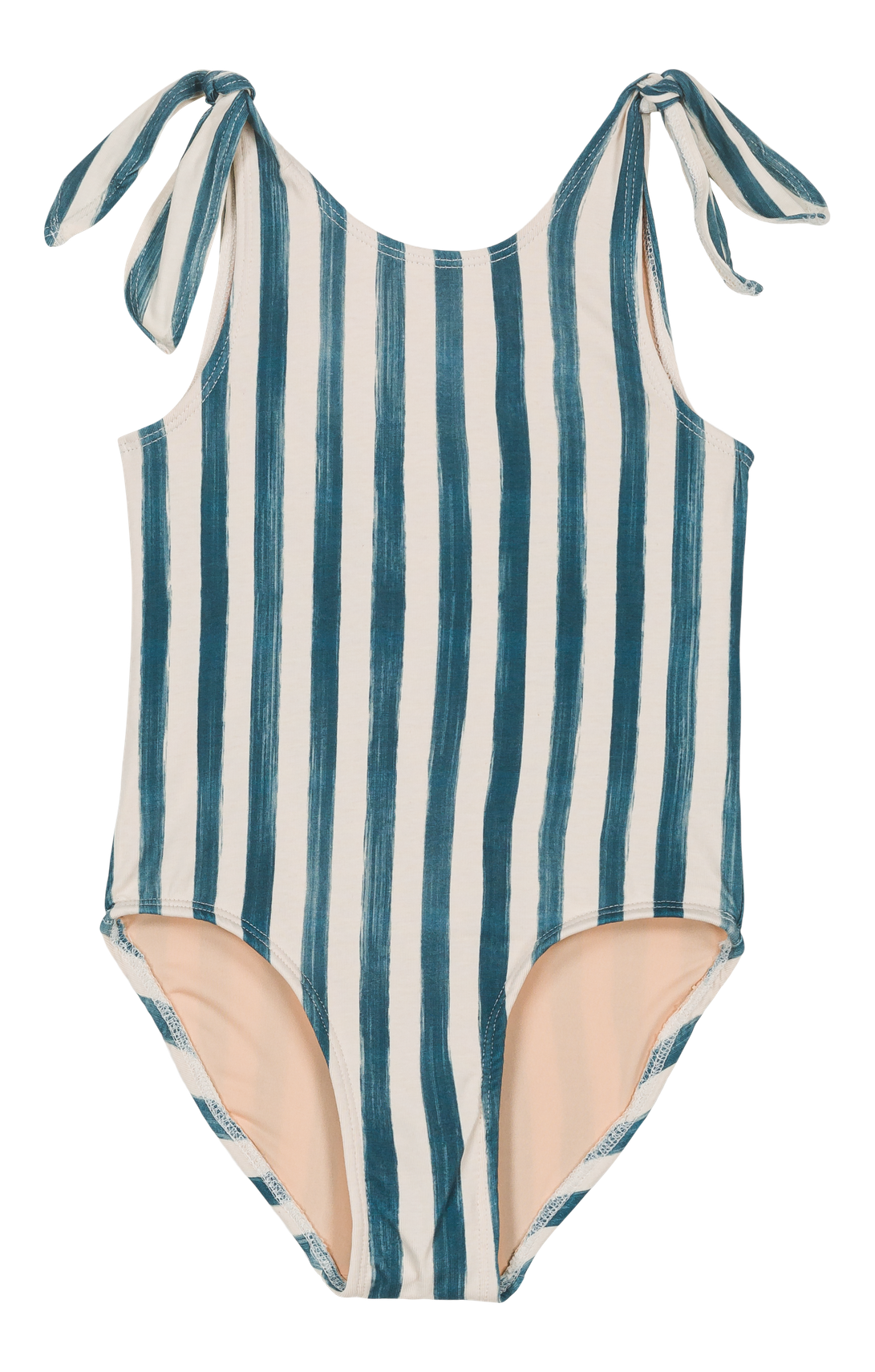 Studio Bohème Paris - Wholesale One Piece Swimsuit - Women's - Roberta One-Piece Swimsuit Greek Blue Stripes4
