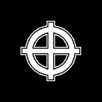 Worldwide Flags Ltd – Bandeira por atacado – Cruz Celta Preta 3'x2'