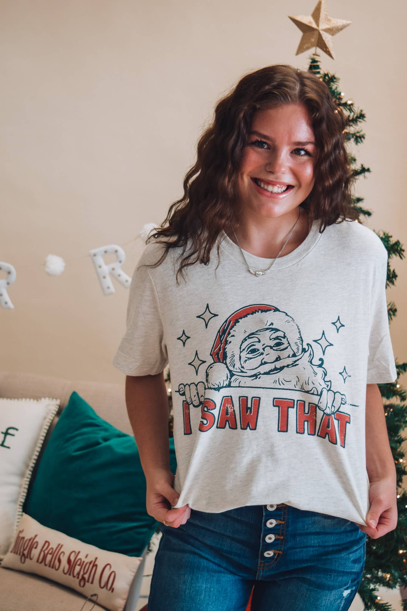 Spirit+Tribe - Vente T-shirt sérigraphié – femme - JE L'AI VU1