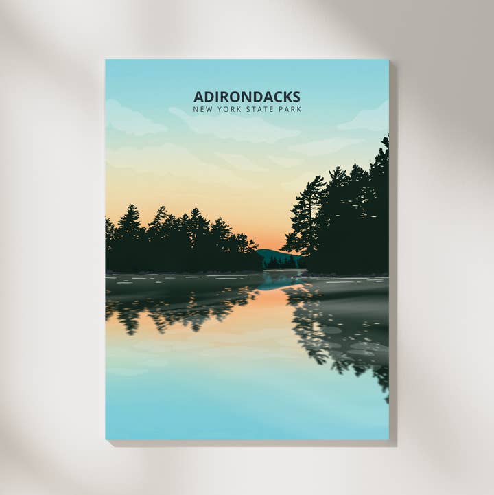 Boreas Design Shop - Wholesale Art Print - Sacandaga Lake Print - Adirondacks, New York