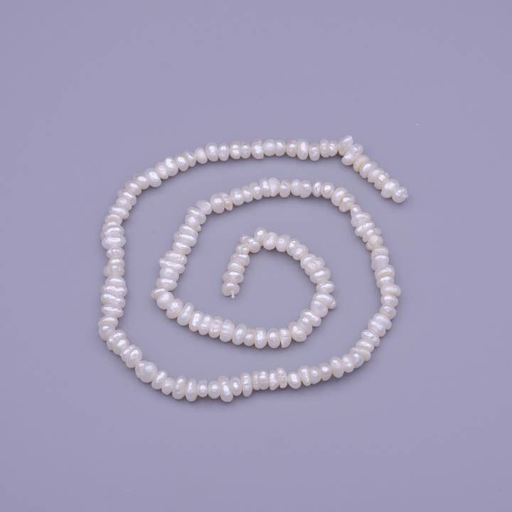 4,5 mm AAA Naturliga Sötvattenspärlor Fröpärlor 144 st Full Sträng | WA-1321 Utförsäljningspris för wholesale av Aim Eternal