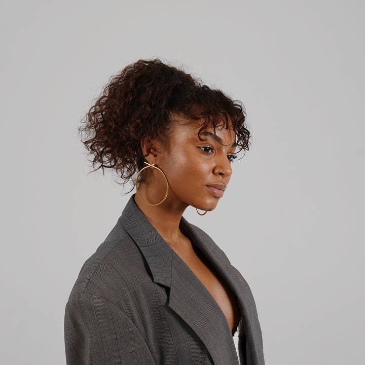 Laka Luka - Wholesale Dangle Earrings - Oversized Geometric Statement Knot Earrings Summer Gift2