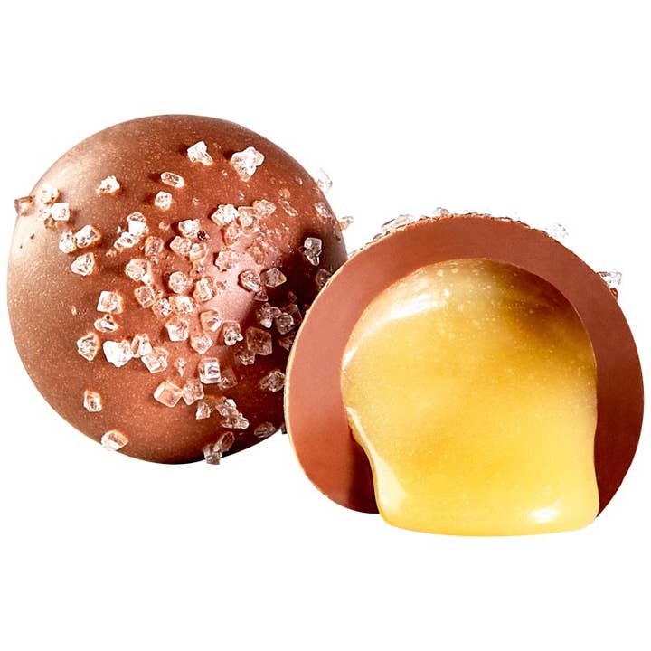 Milk Crème Brulee Truffle - 5 LB BULK for wholesale by Chocolate Chocolate Chocolate Company