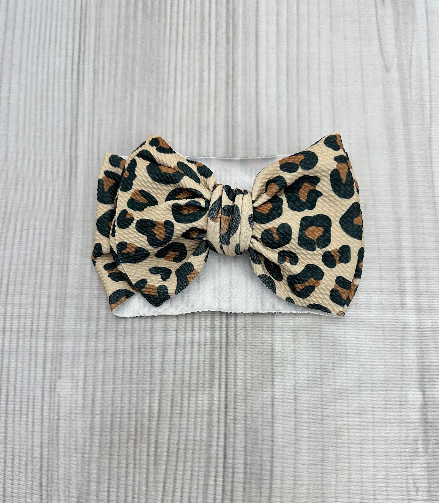 Clover Cottage - Vente Bandeau – bébé - Bandeau gaufré Cheetah1