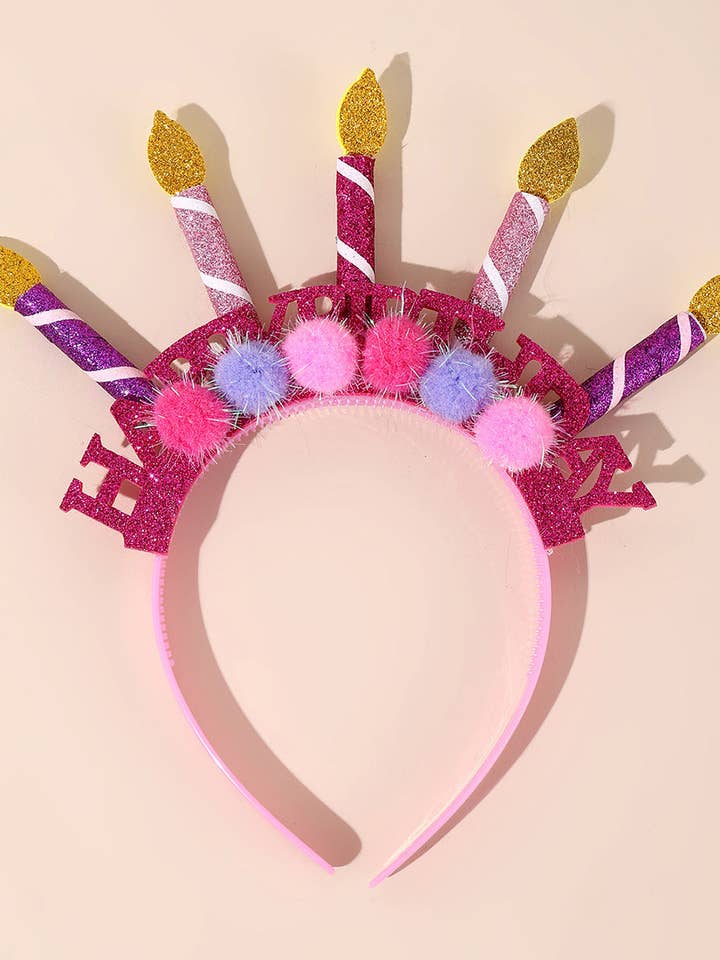 Candle Brithday Headband L4565 for wholesale by Ole