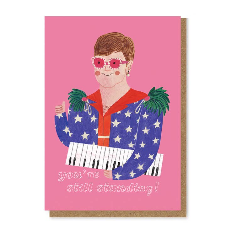 ELTON card for wholesale by Daria Solak Illustrations