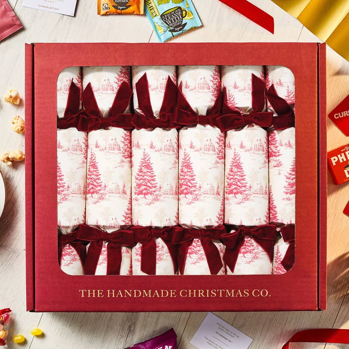 Countryside - Handmade Luxury Christmas Crackers (6pcs) for wholesale by The Handmade Christmas Co.