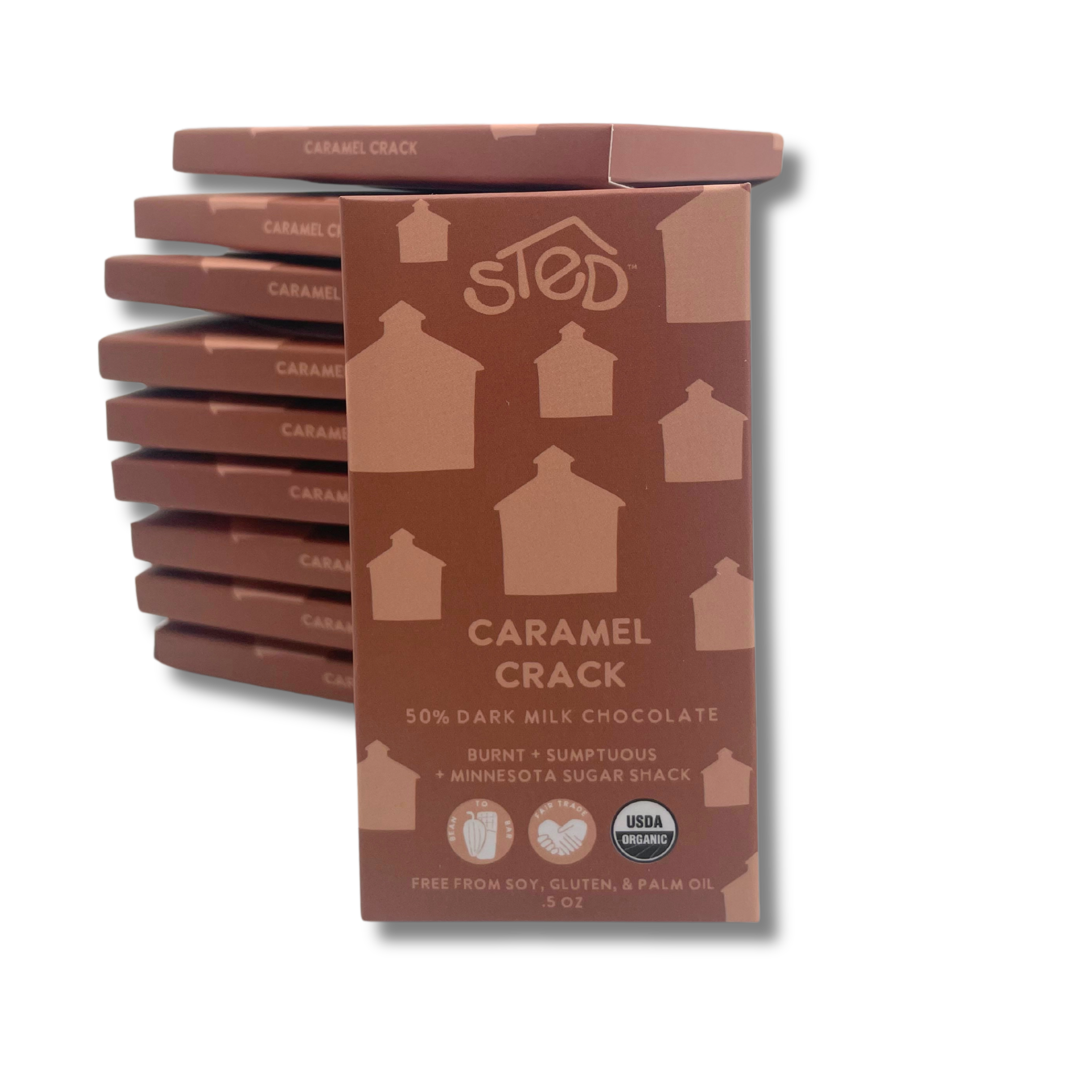 Sted Foods - Wholesale Chocolate Bar - Mini Caramel Crack2