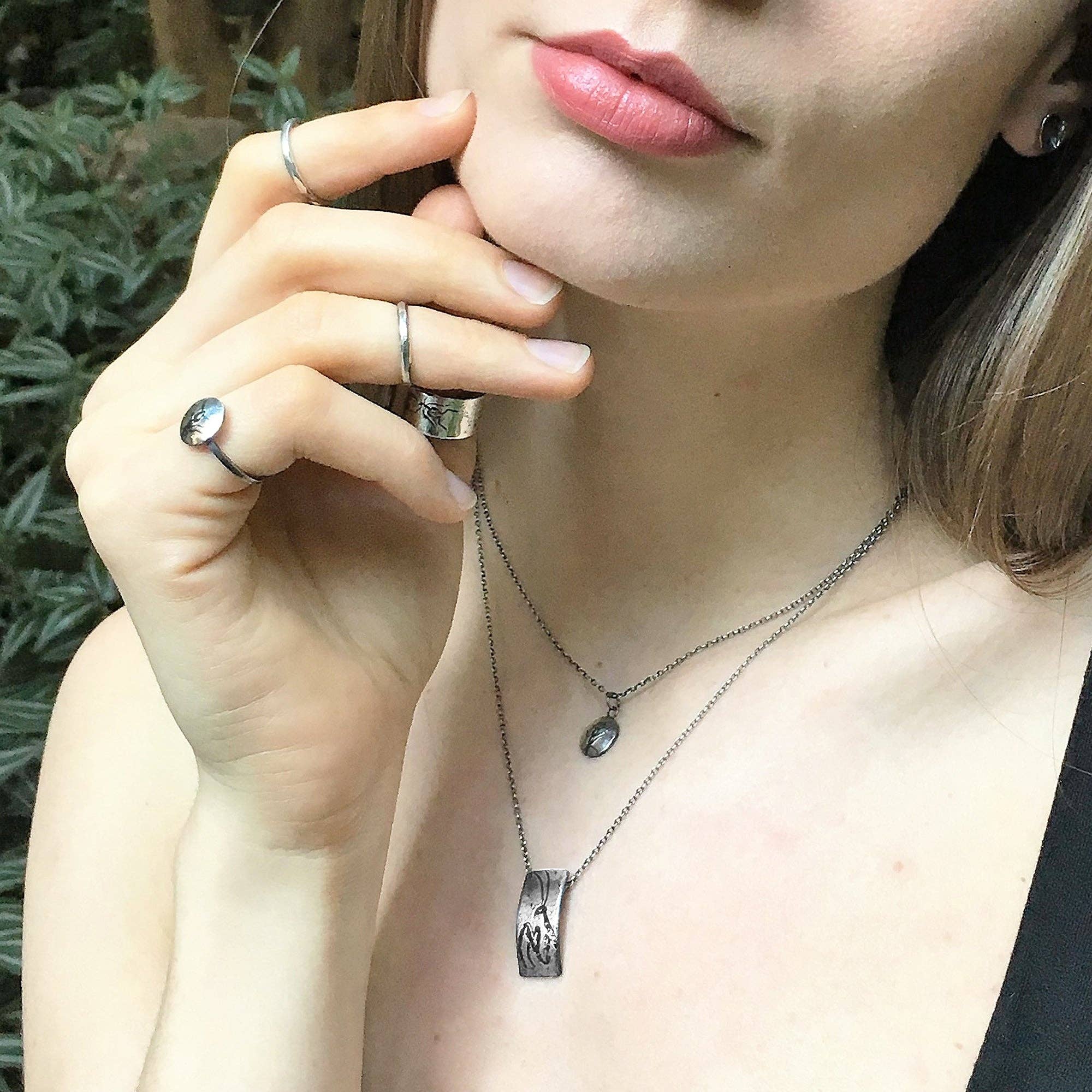 Metal Cloth & Wood – wholesale Pendant/charm necklace – Sterling Silver Ant Necklace – Handmade Insect Jewelry for Nature Lovers, Entomologists & Science Teachers4