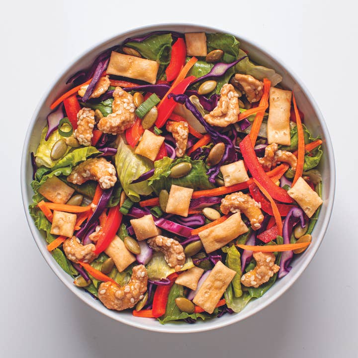 Good Sense Foods - Wholesale Salad Dressing - Salad Pizazz Asian Sesame Ginger Salad Topper, 4oz bag1