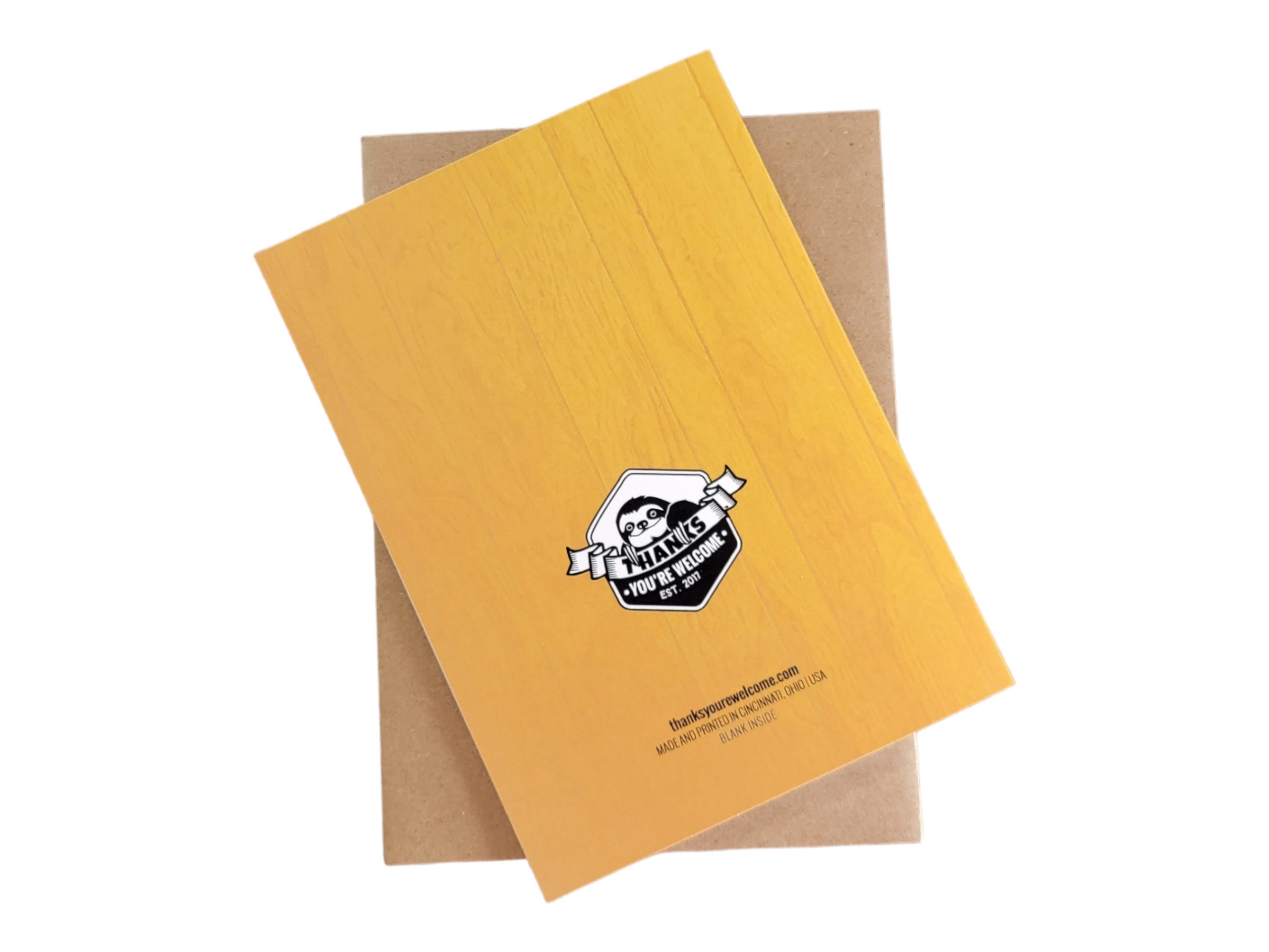 Thanks You're Welcome – postal de parabéns por atacado – Feliz Aniversário Sua Pirata Fedorenta - Ron Burgundy - Cartão de Cumprimentos 5x71