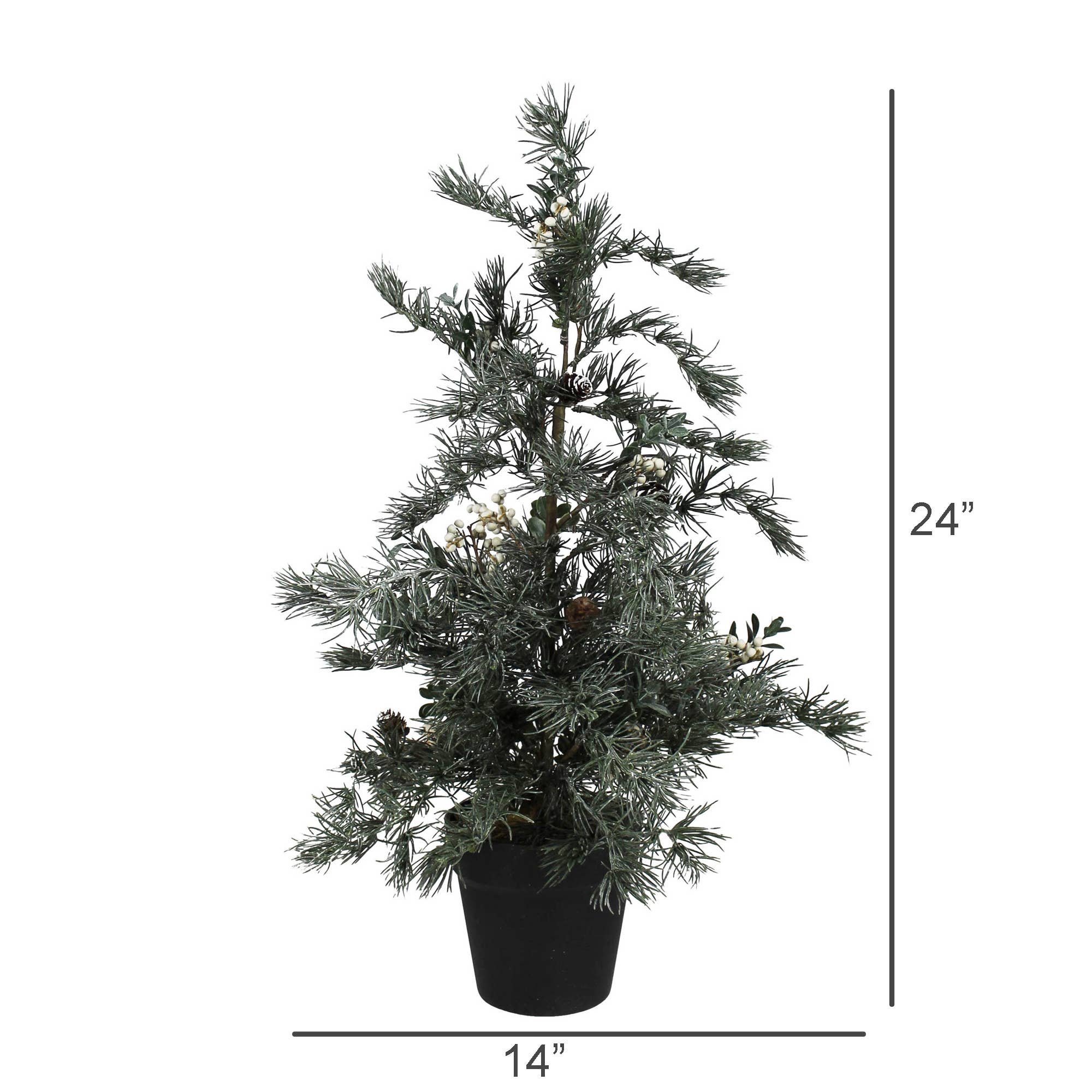 HomArt - Wholesale Artificial Christmas Tree - Tree - Pine & Cypress 24”1