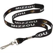 Turnovers Inc – Fita porta-chaves – Unissexo por atacado – Lanyard dos Tigres Missouri0