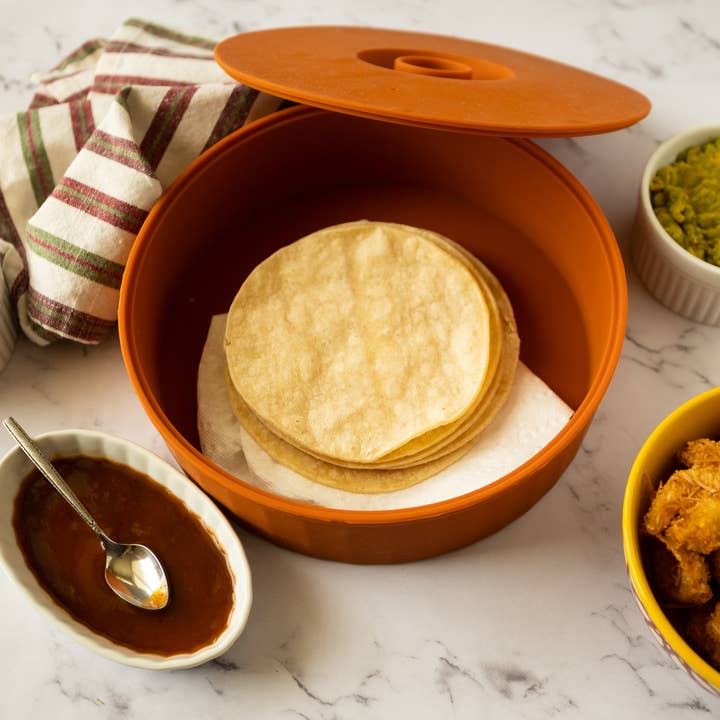 Fox Run Brands - Vendita all'ingrosso Padelle - Fox Run, scalda-tortilla in silicone e vaporiera, 8,6 x 8,6"2