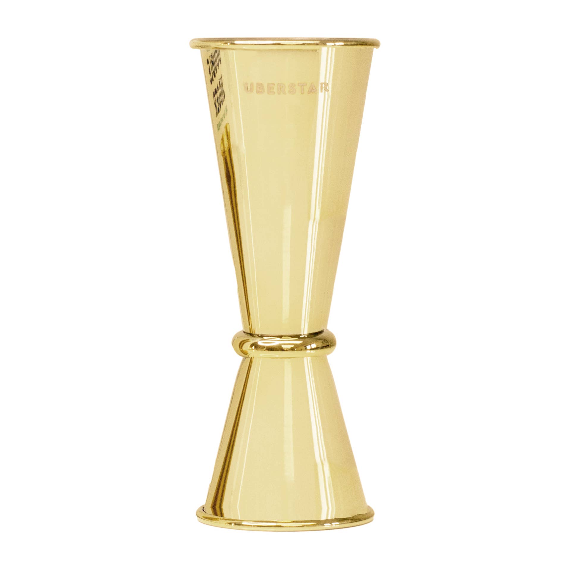 UBERSTAR - Wholesale Jigger - Double Jigger Stainless Spirit Measure 25ml/50ml - Gold1
