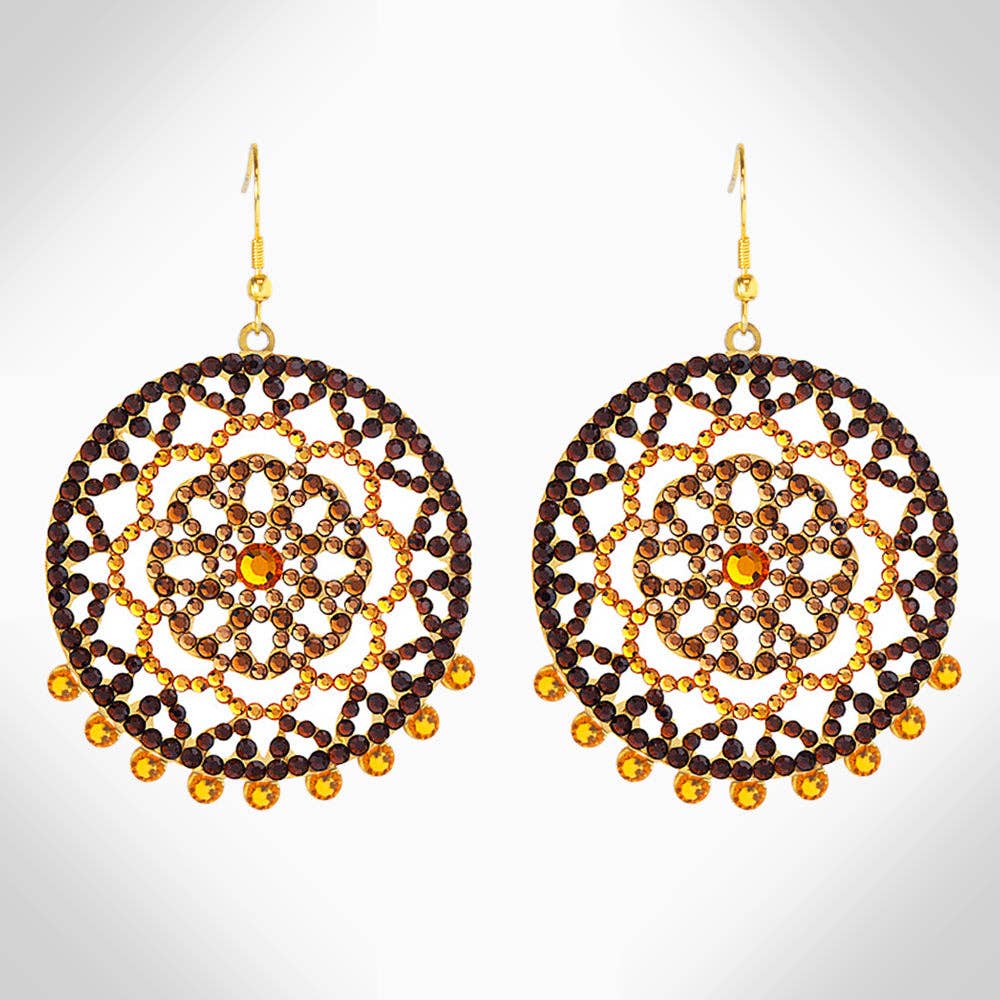 Jimmy Crystal New York - Wholesale Dangle Earrings - ZAHRA - EJ1860S1