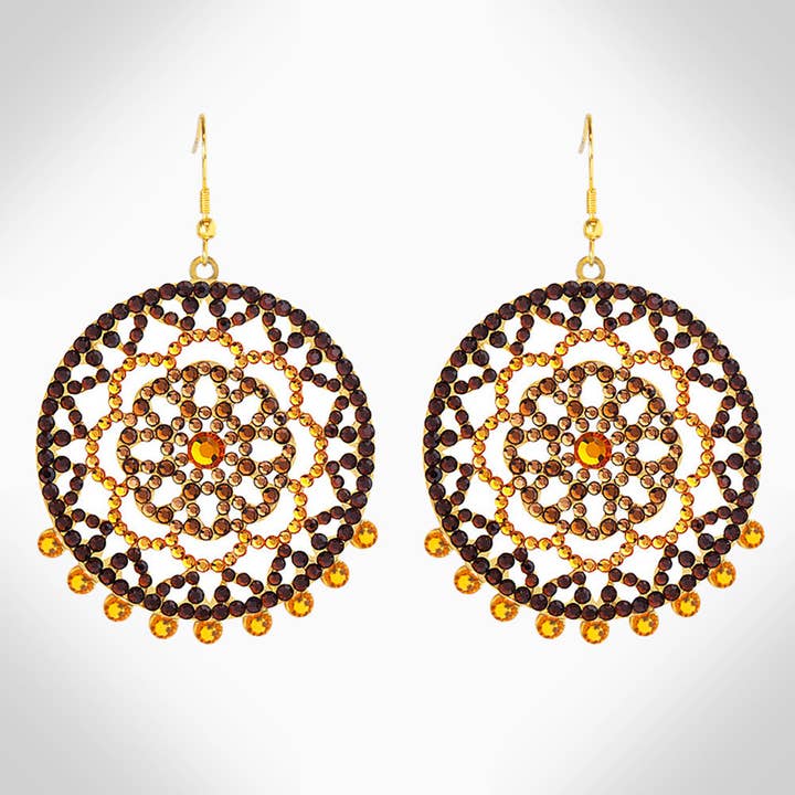 Jimmy Crystal New York - Wholesale Dangle Earrings - ZAHRA - EJ1860S1