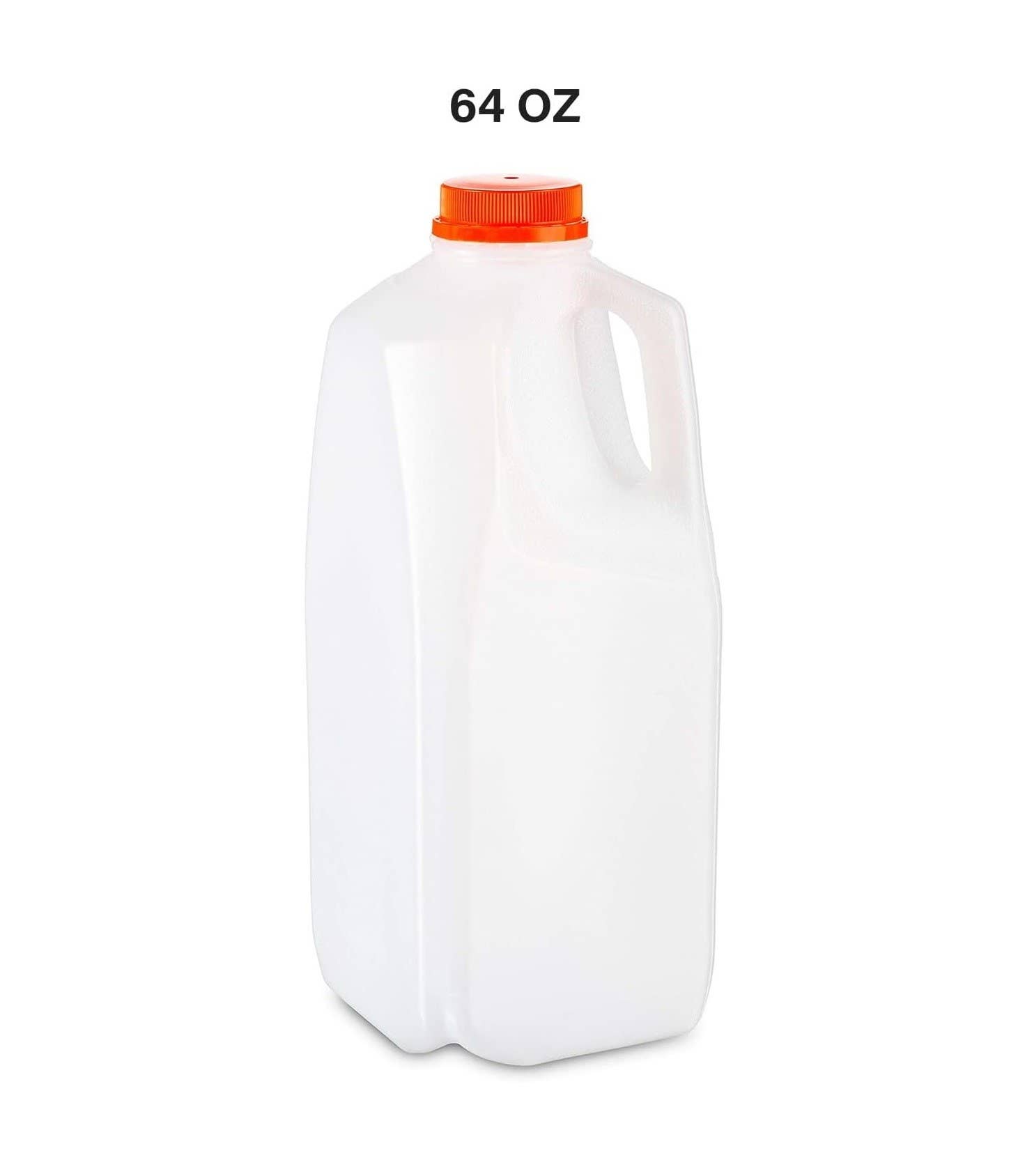 MT Products - Wholesale Water Bottle - MT Products 64 oz. HDPE Plastic Juice/Milk Bottles6