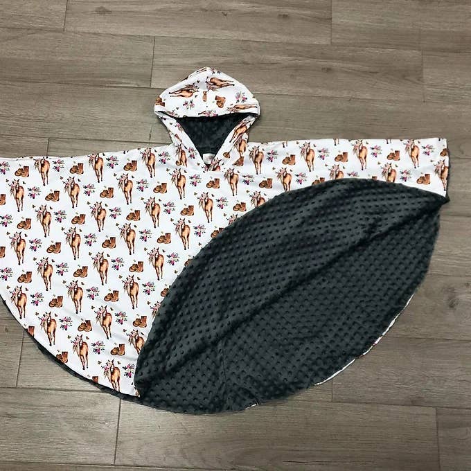 Lil' Trotter Poncho for wholesale by Fashion Gurlz