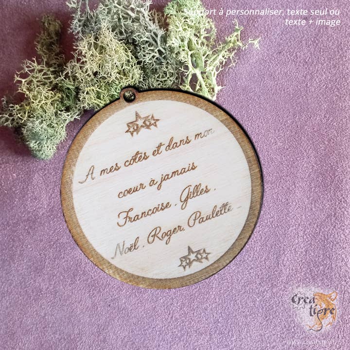 Creatigre - Wholesale Craft Supplies - Round wooden medallion for creative leisure2