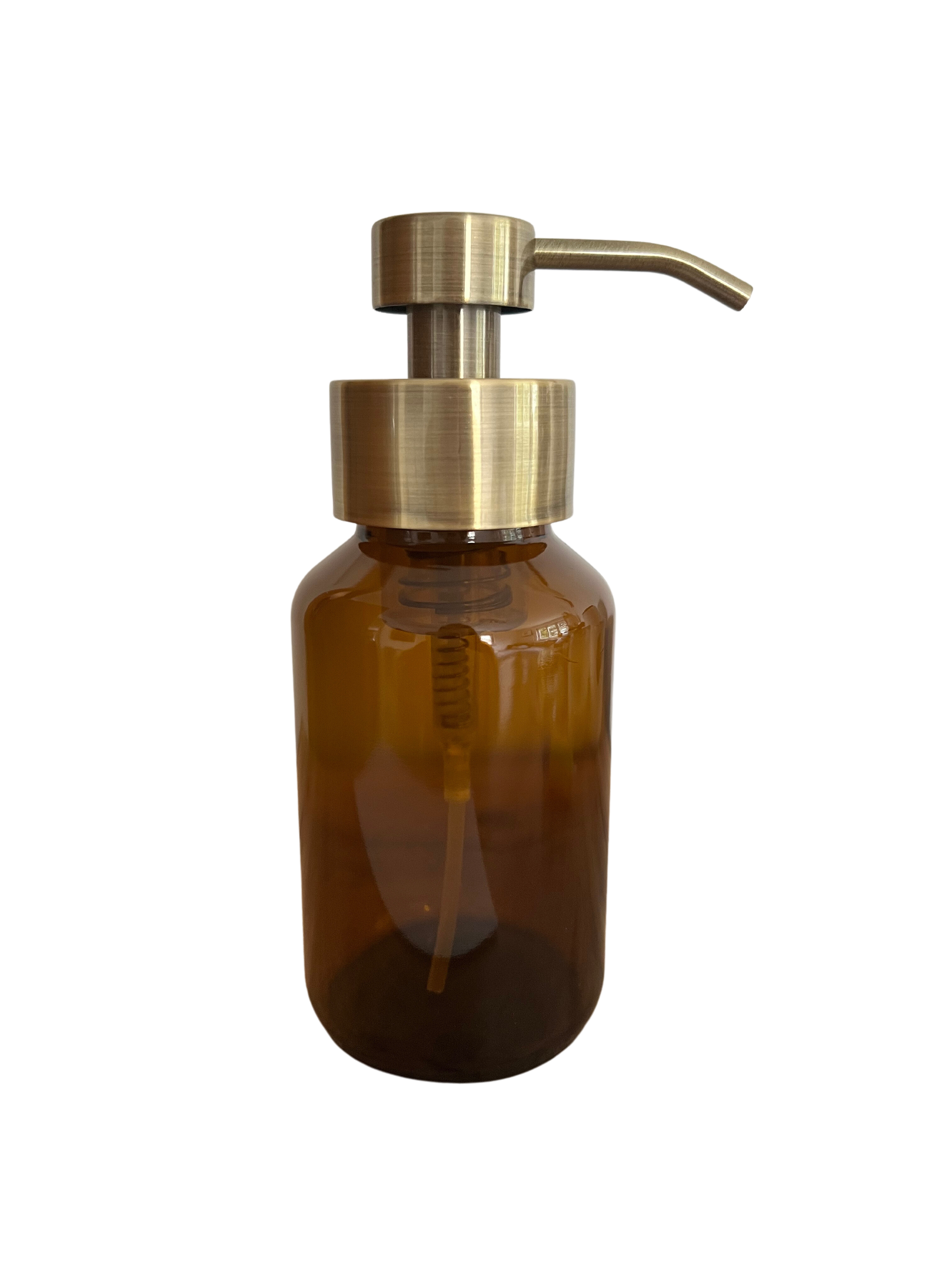 Greencult - Vente Distributeurs de savon - Distributeur de mousse en verre ambré pour savon liquide, liquide vaisselle et shampooing3