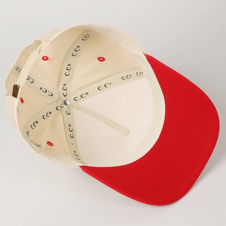 Fashion City - Wholesale Baseball cap – Kids - Kids Plain Two Tone Canvas Cotton Baseball Cap 12
