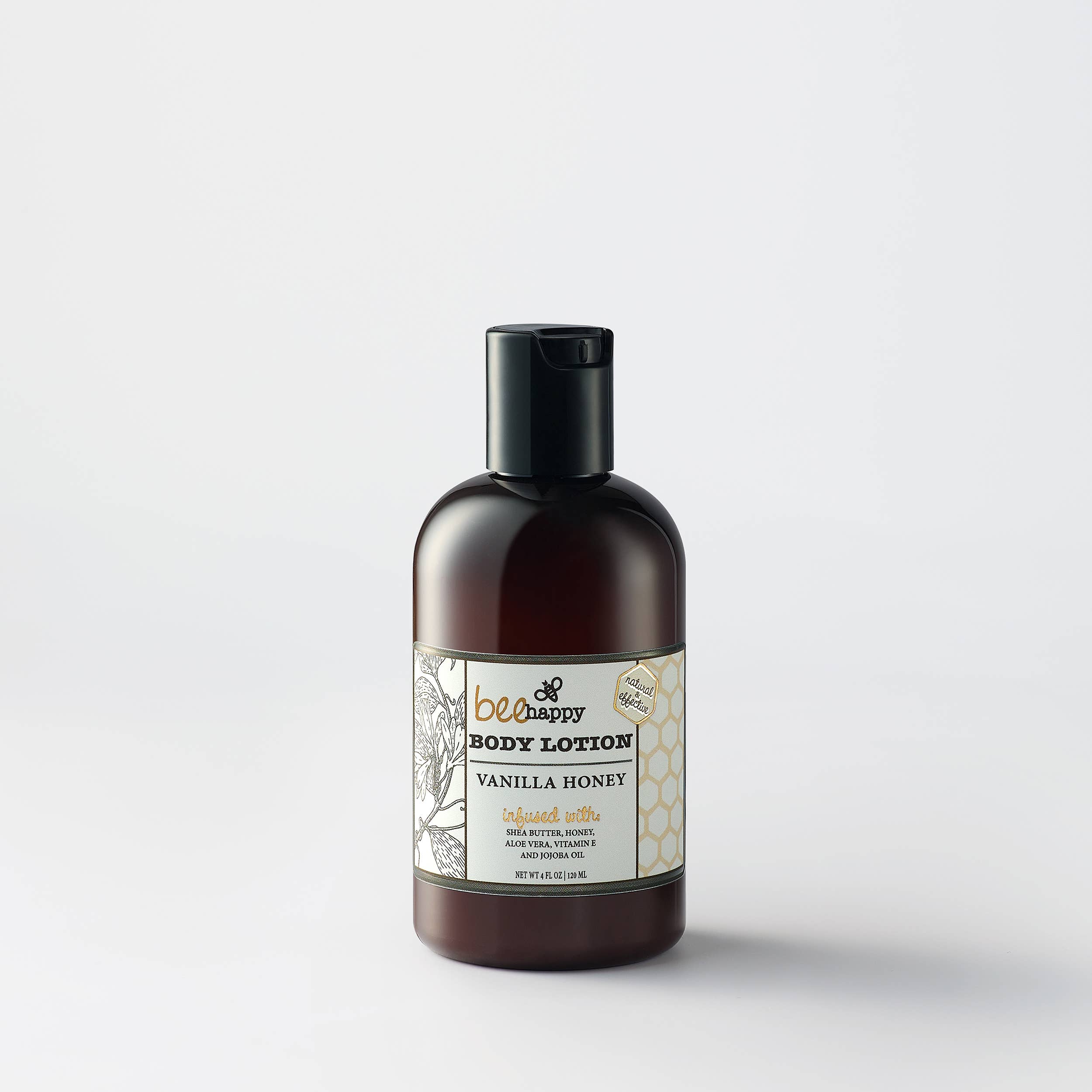 Bee Happy - Vente Crème/lotion pour le corps - Lotion pour le corps Bee Happy "Vanille Miel" 4 oz1
